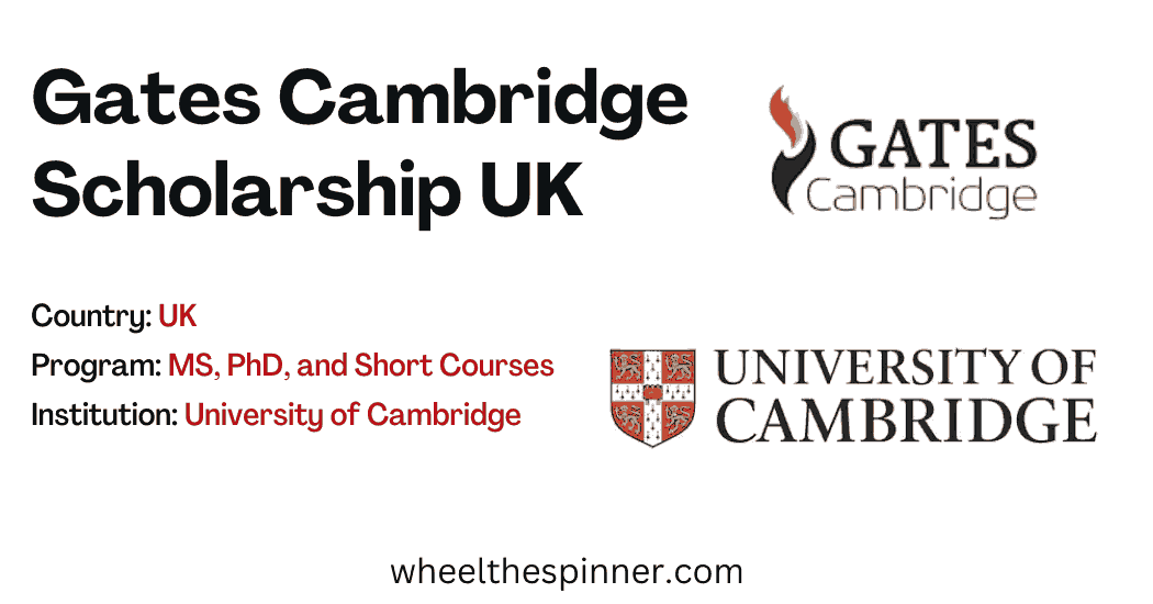 Gates Cambridge Scholarship UK