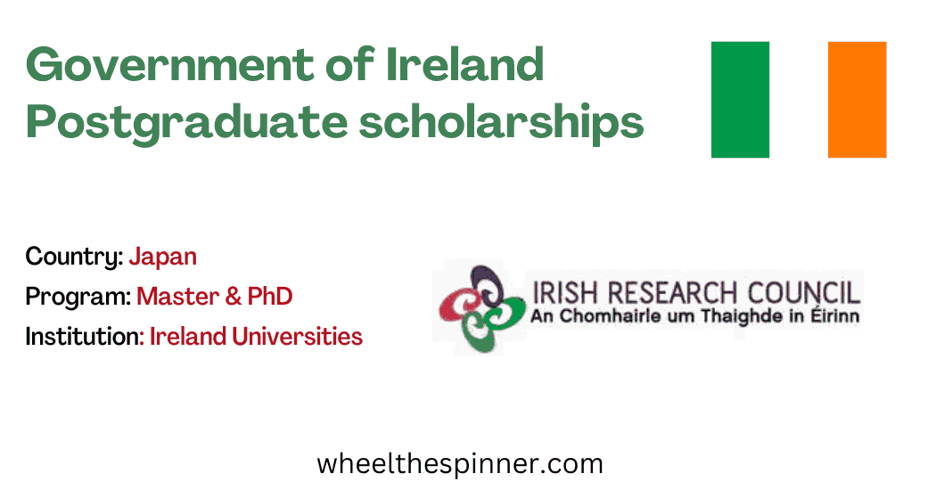 Government of Ireland Postgraduate scholarships