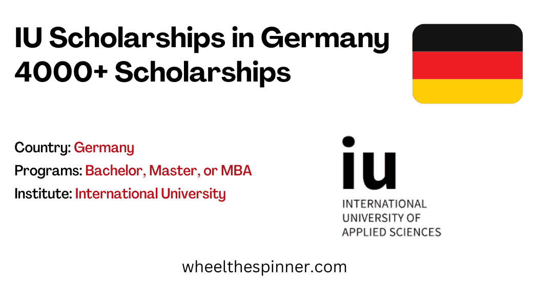 IU Scholarships in Germany 4000+ Scholarships