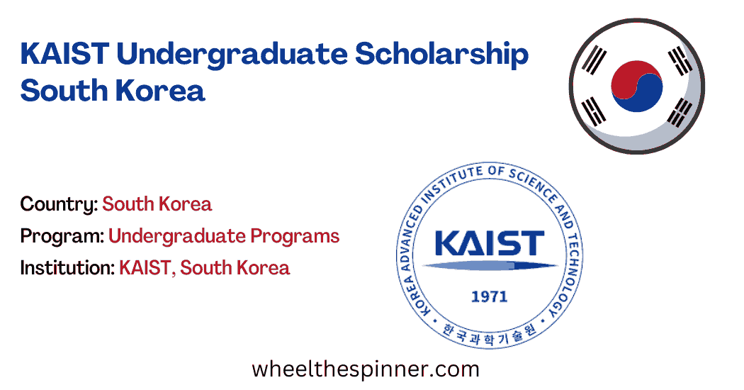 KAIST Undergraduate Scholarship South Korea