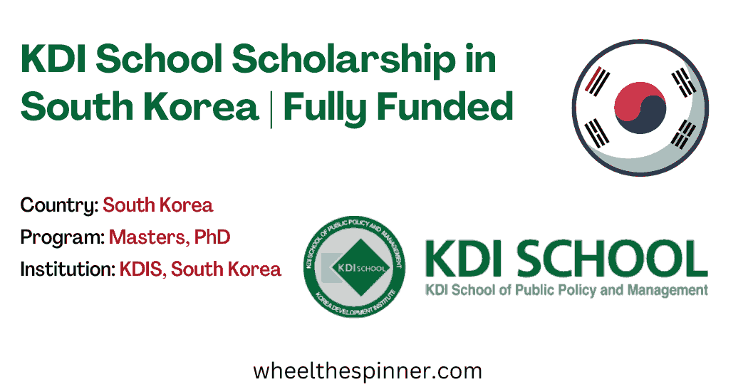 KDI School Scholarship in South Korea Fully Funded
