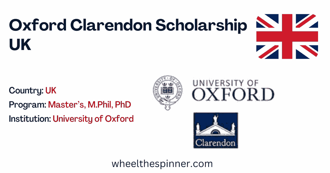 Oxford Clarendon Scholarship in UK