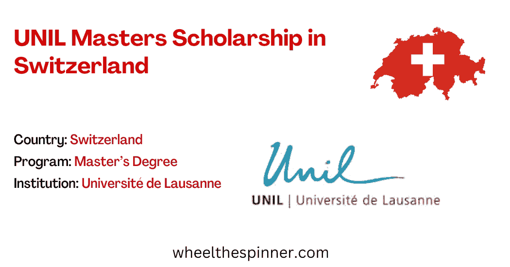 UNIL Masters Scholarship in Switzerland