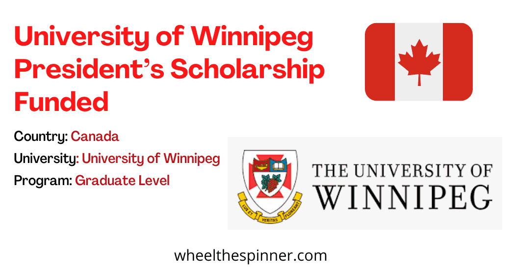 University of Winnipeg President’s Scholarship Funded