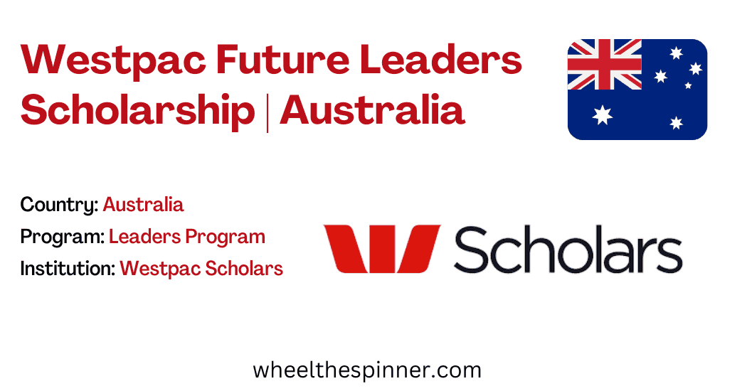 Westpac Future Leaders Scholarship Australia