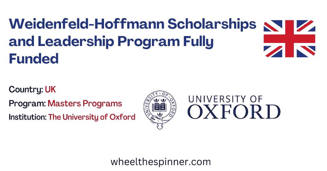Weidenfeld-Hoffmann Scholarships