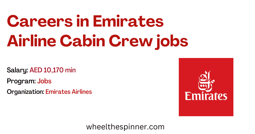 Careers in Emirates Airline Cabin Crew jobs