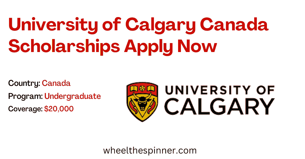 University of Calgary Canada Scholarship