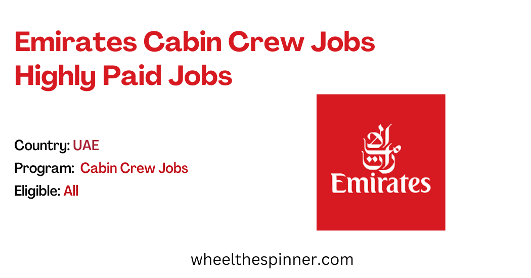 Emirates Cabin Crew Jobs