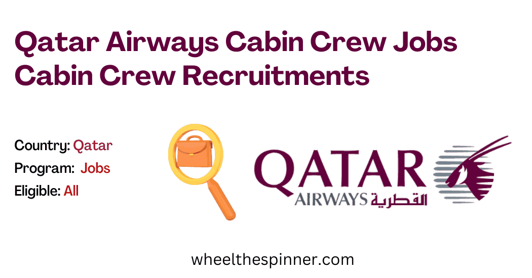 Qatar Airways Cabin Crew Jobs