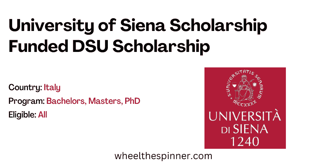 University of Siena Scholarship