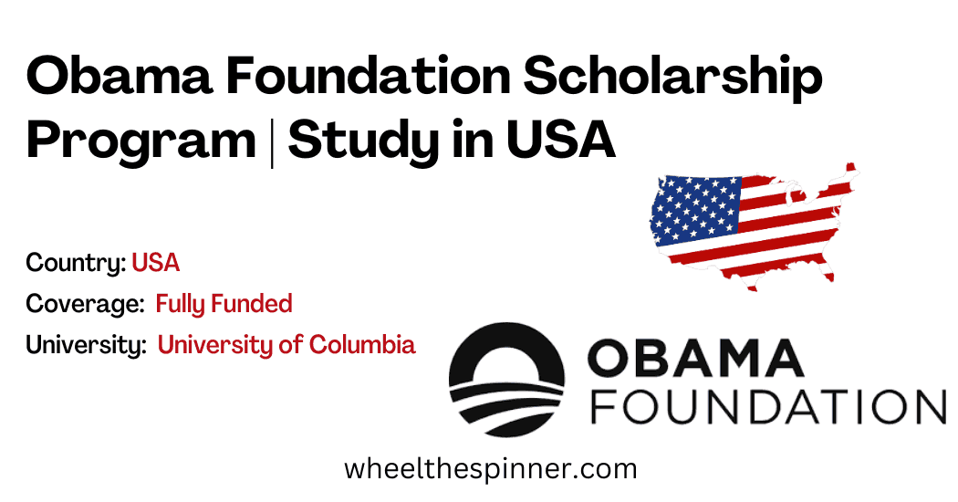 Obama Foundation Scholarship Program